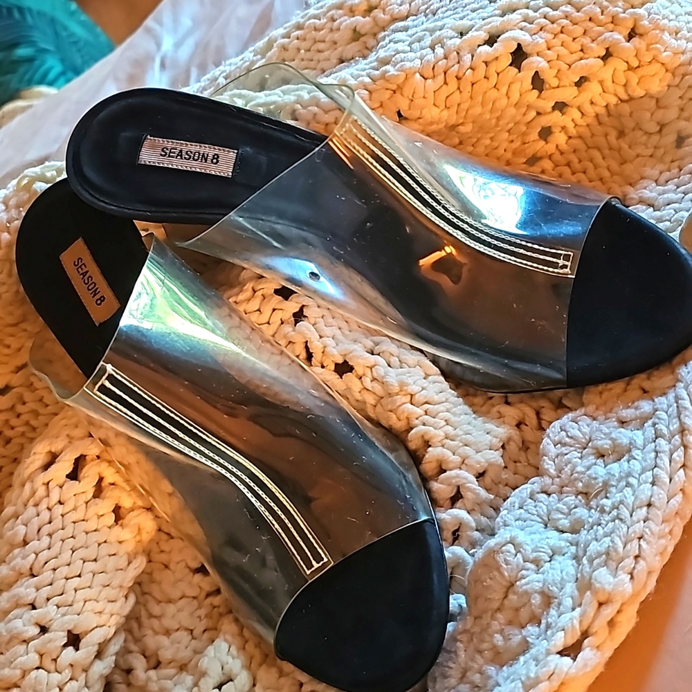 Yeezy Transparent Kitten Heels